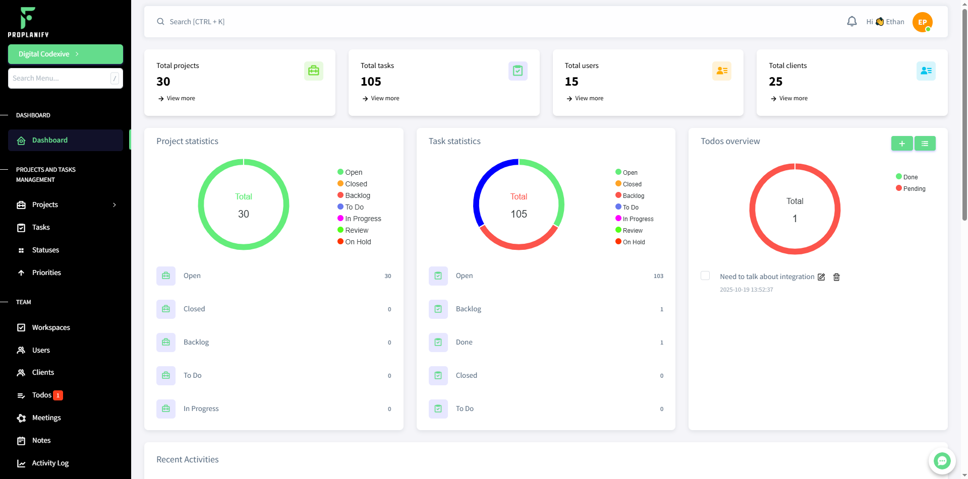 ProPlanify screenshot 3