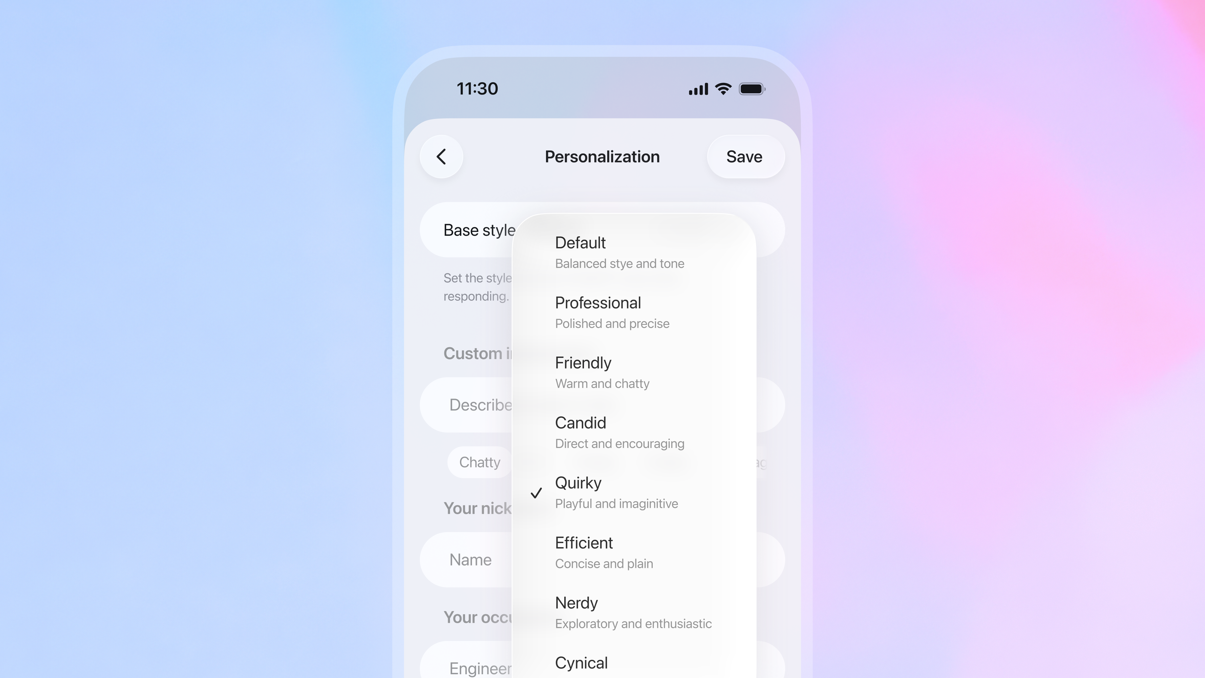 GPT-5.1 Instant and Thinking screenshot 2