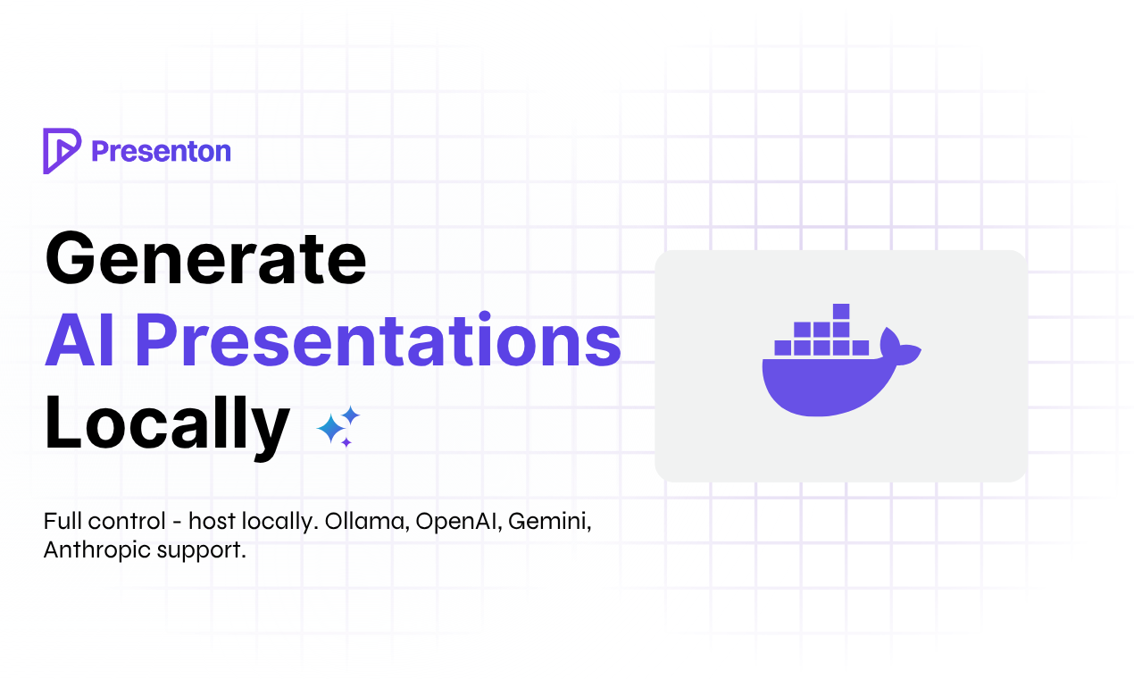 Presenton - Open Source AI Presentations screenshot 1