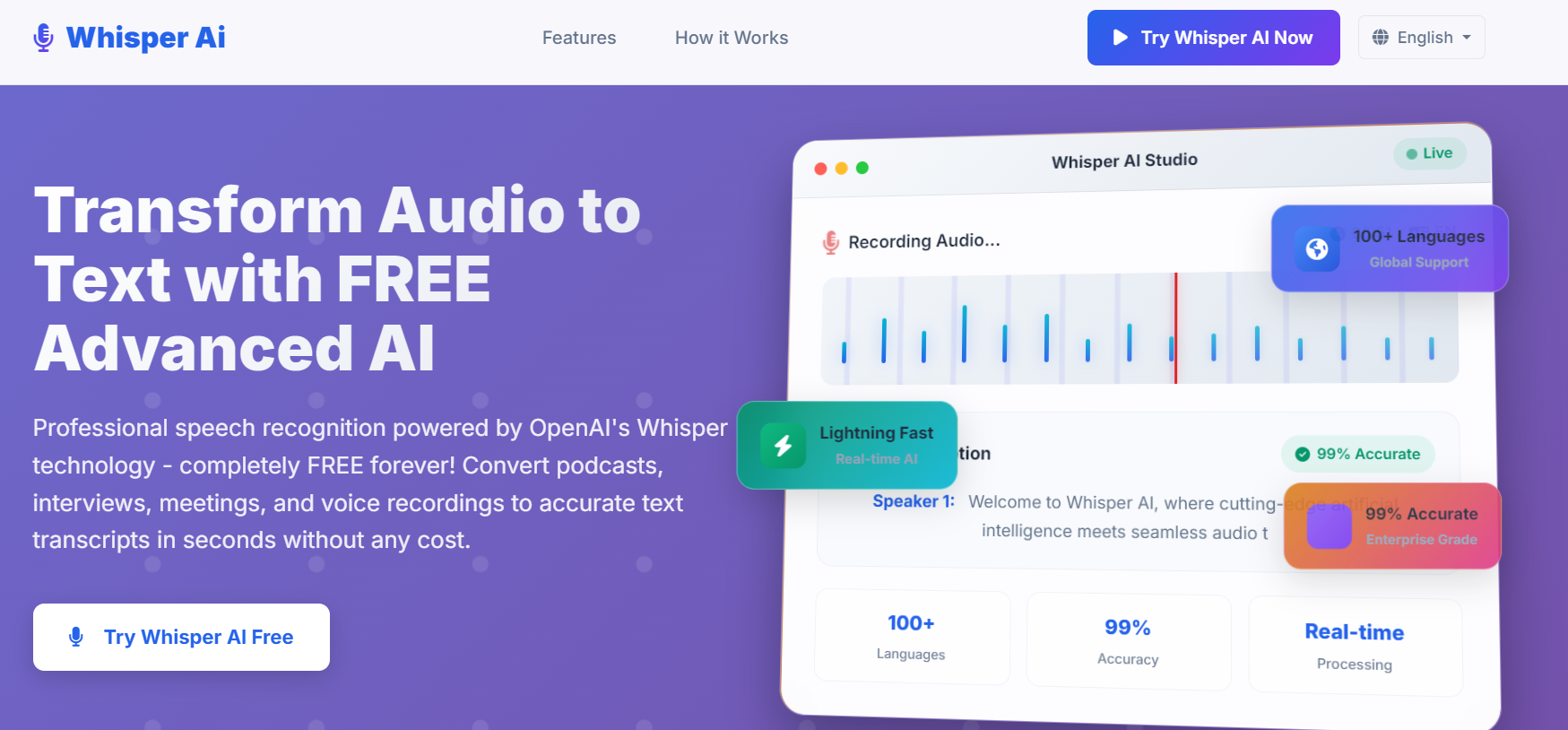 Whisper Ai screenshot 1