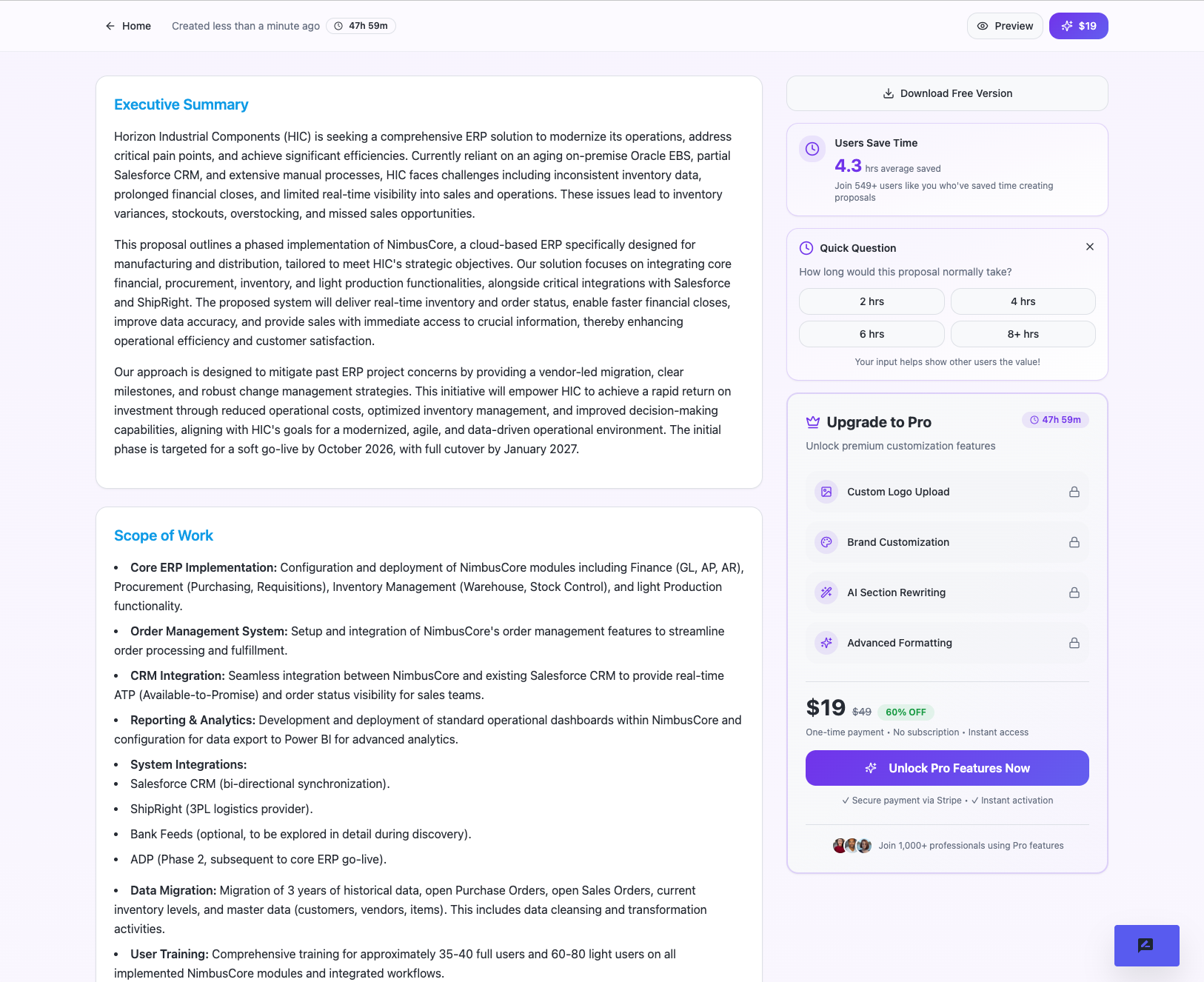 ProposalGenAI screenshot 5