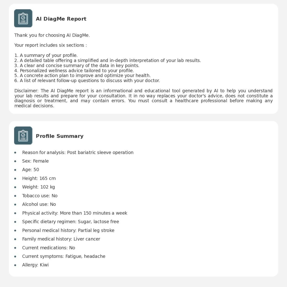 AI DiagMe screenshot 1