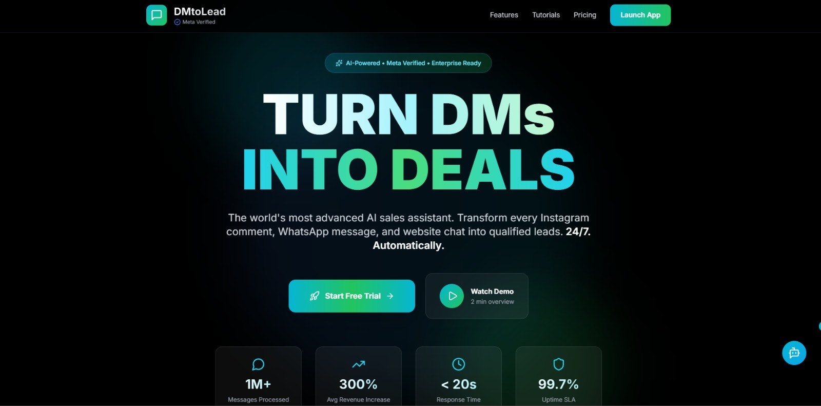 DMtoLead screenshot 4
