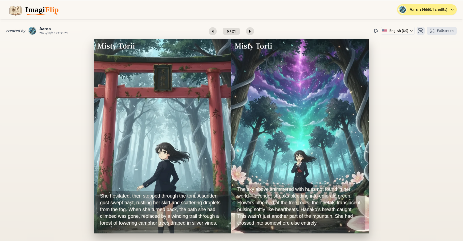ImagiFlip – AI Story Generator&Flipbook screenshot 4