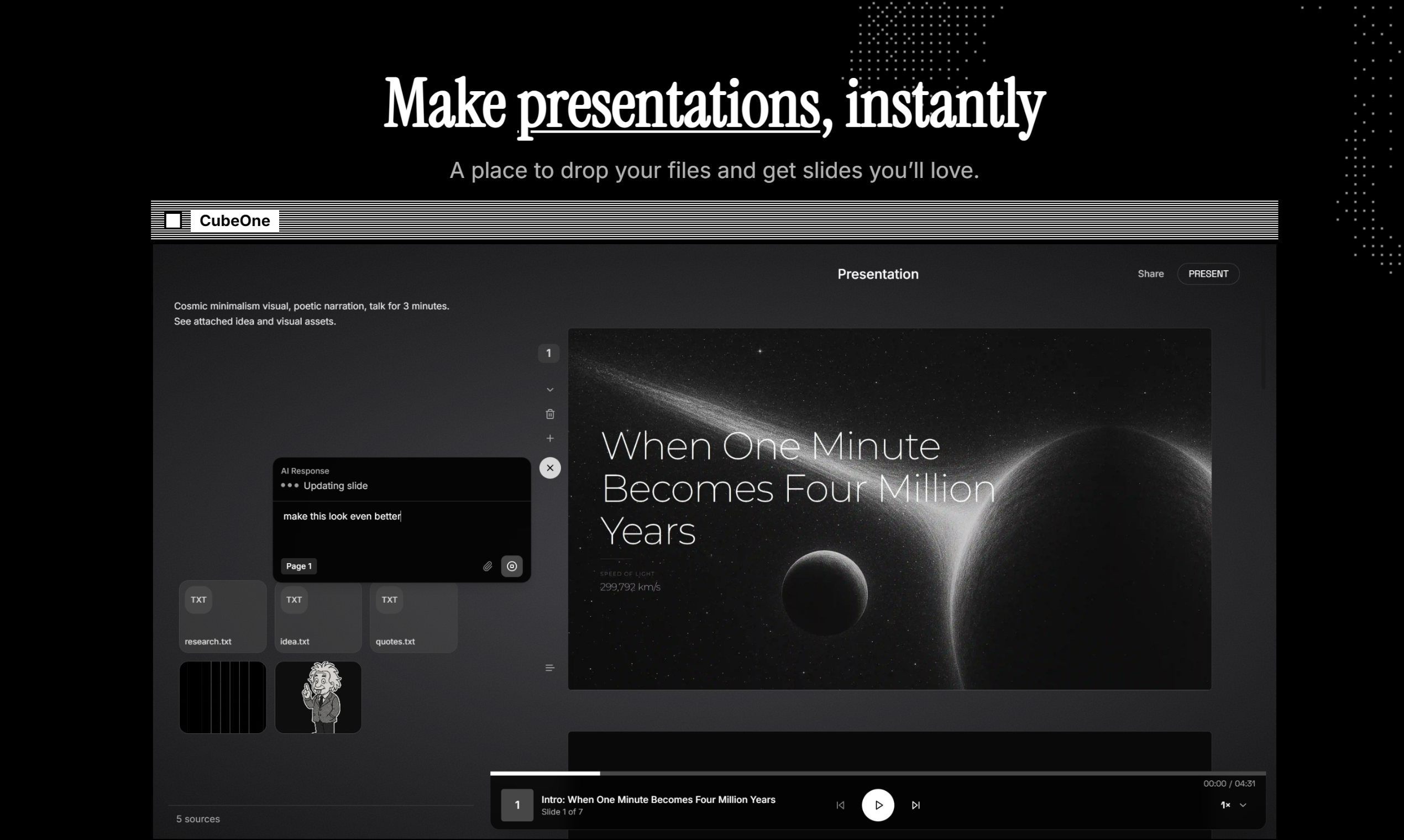 Presentation 2.0 by CubeOne screenshot 1
