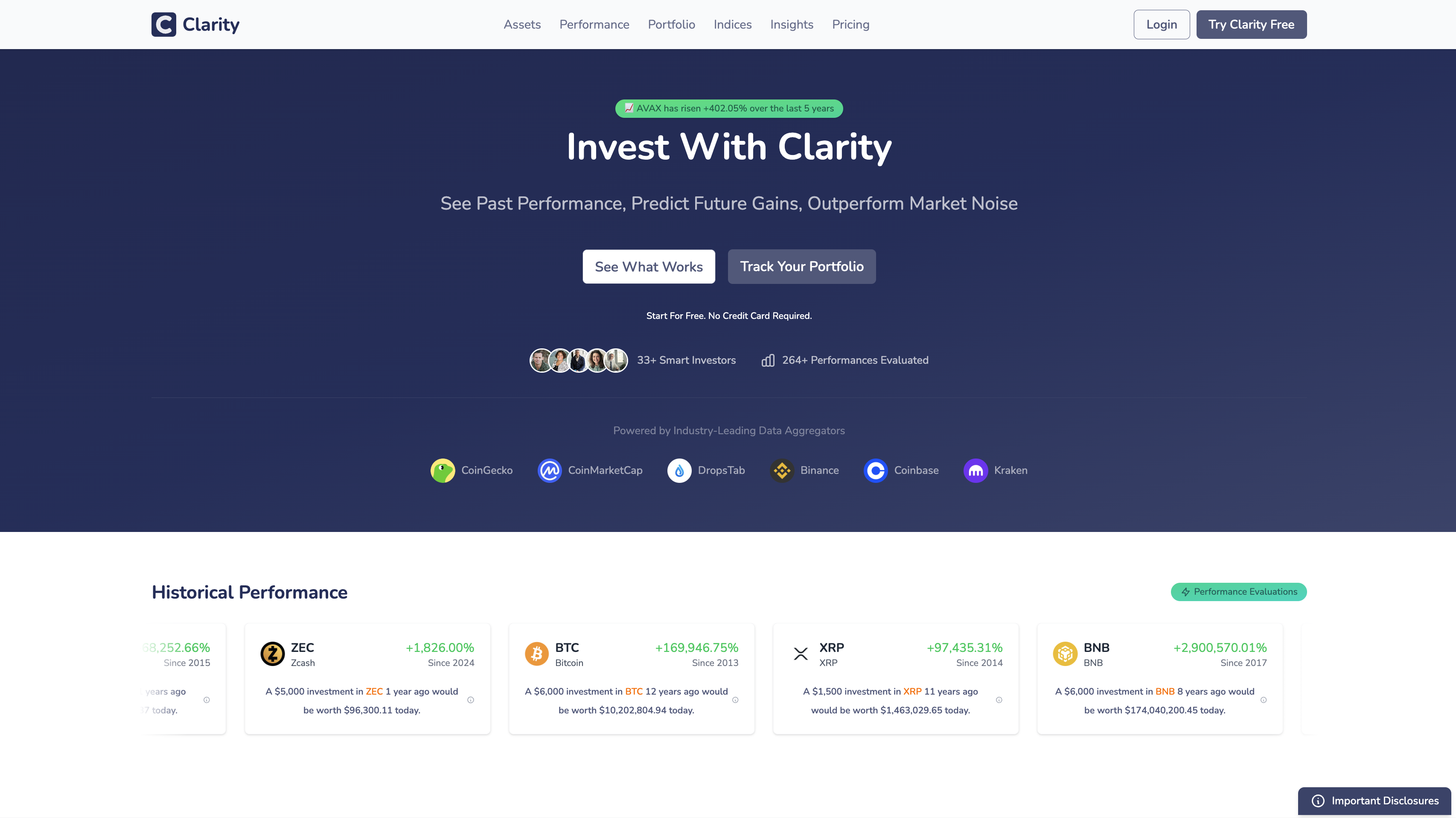 Clarity screenshot 1