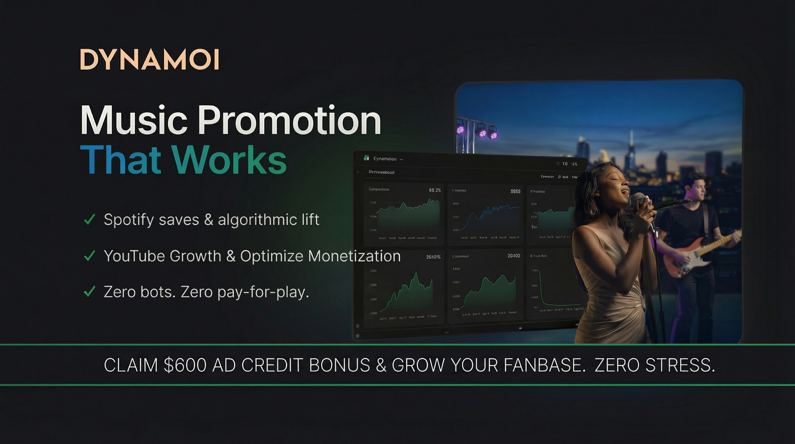 Dynamoi: Artist Growth Engine screenshot 1