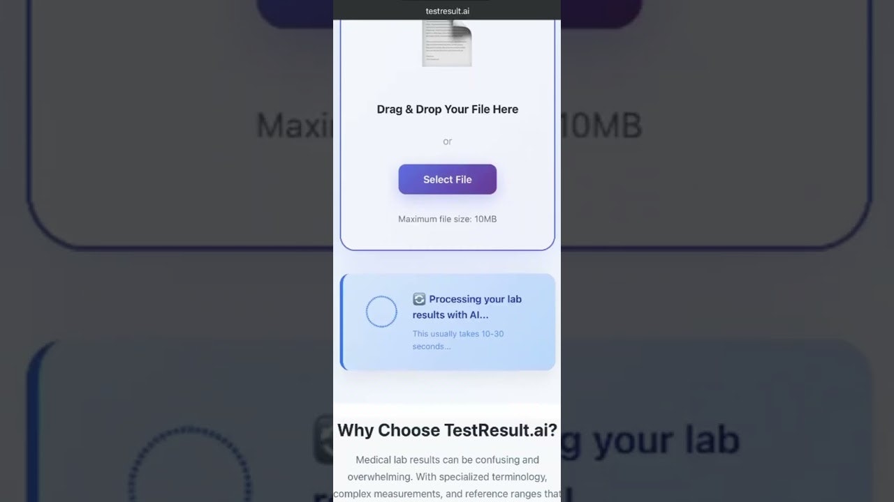 TestResult.ai screenshot 1