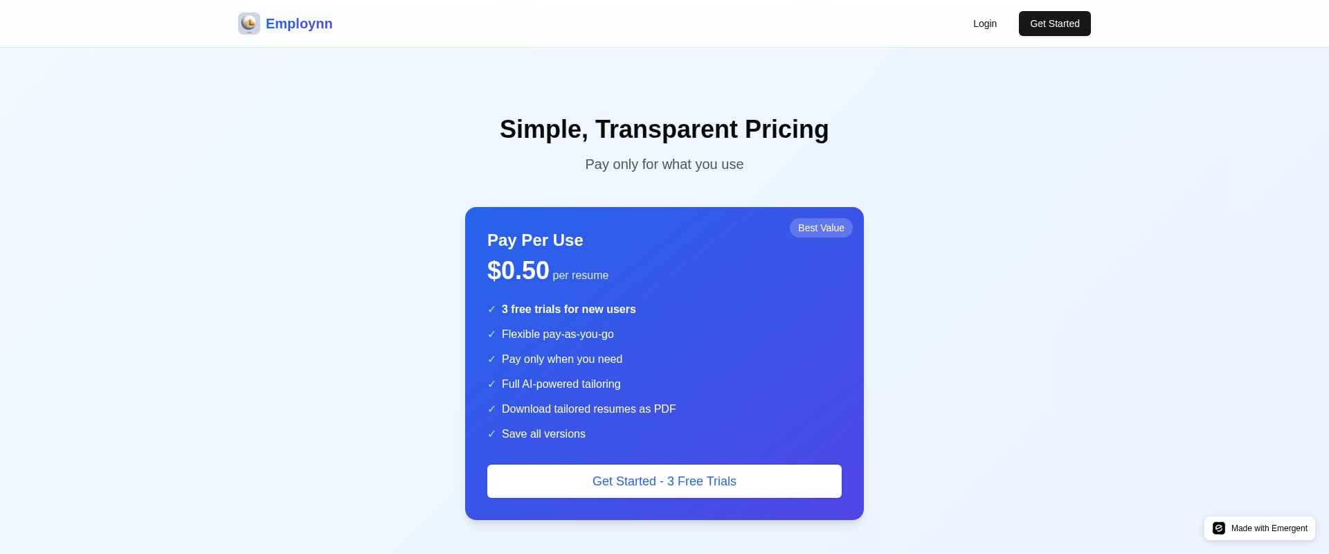 Employnn screenshot 2