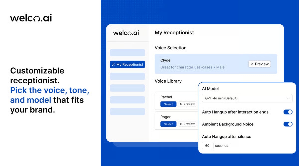 Welco.ai - AI Receptionist  screenshot 3
