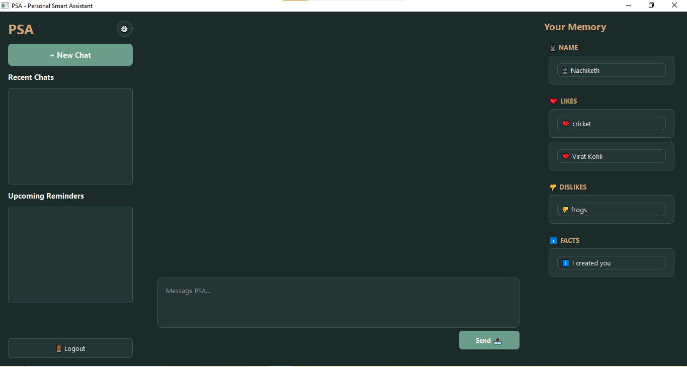 PSA - Personal Smart Assistant screenshot 2
