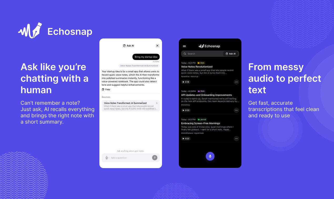 Echosnap Ai screenshot 3