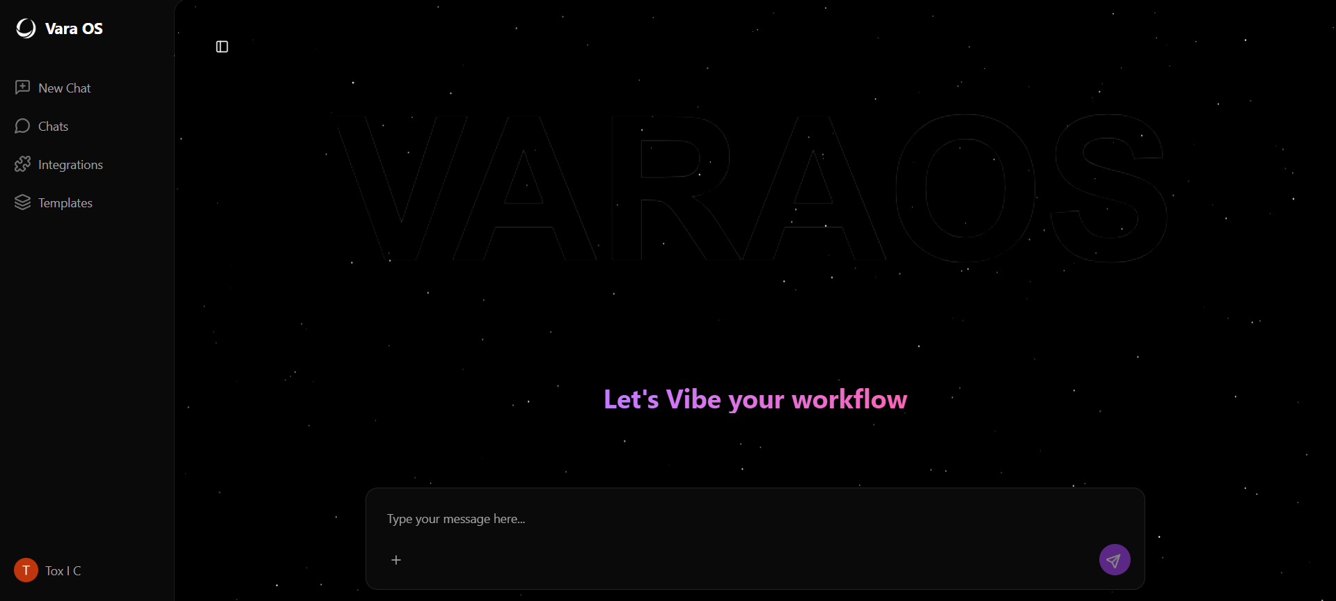 Vara OS screenshot 2