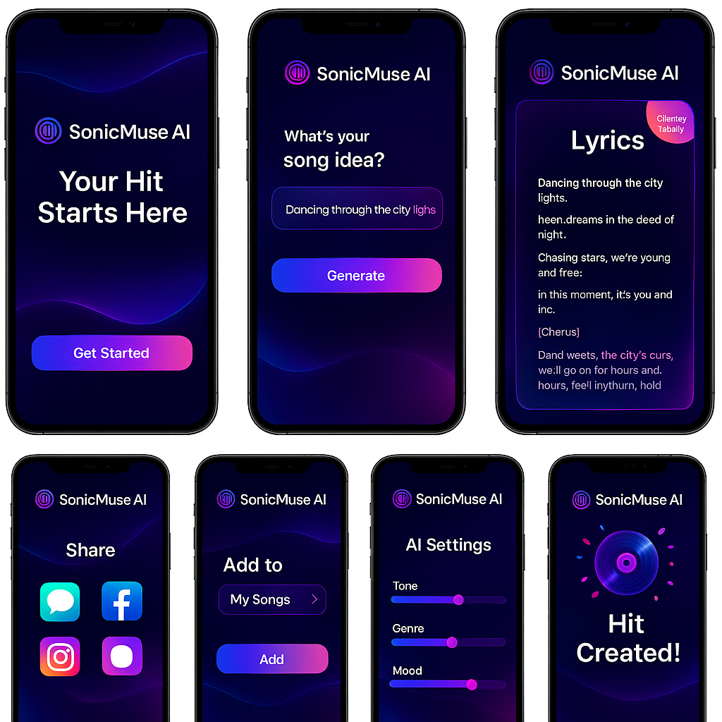 Create Songs Instantly - SonicMuse AI screenshot 5