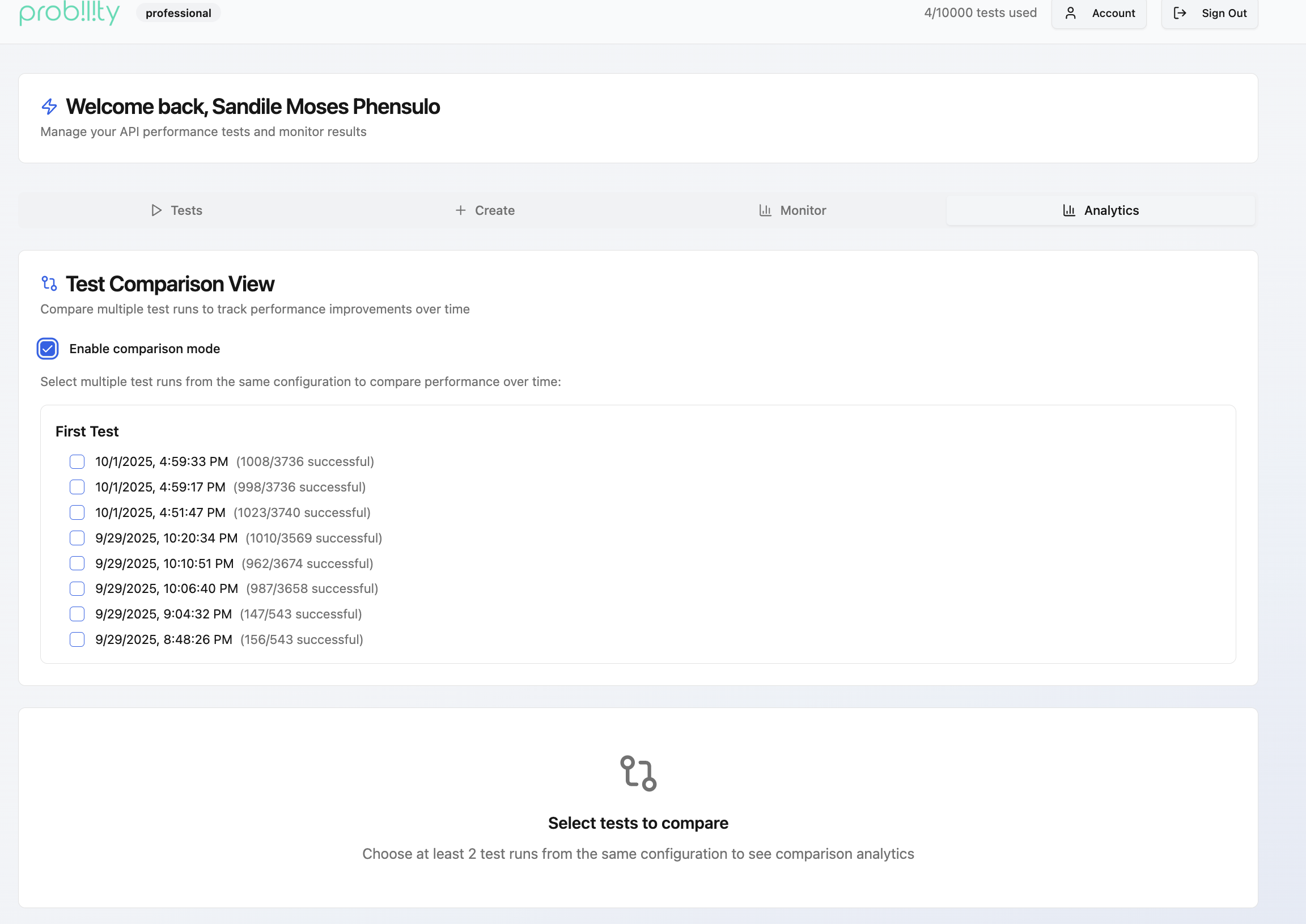 Probility screenshot 2