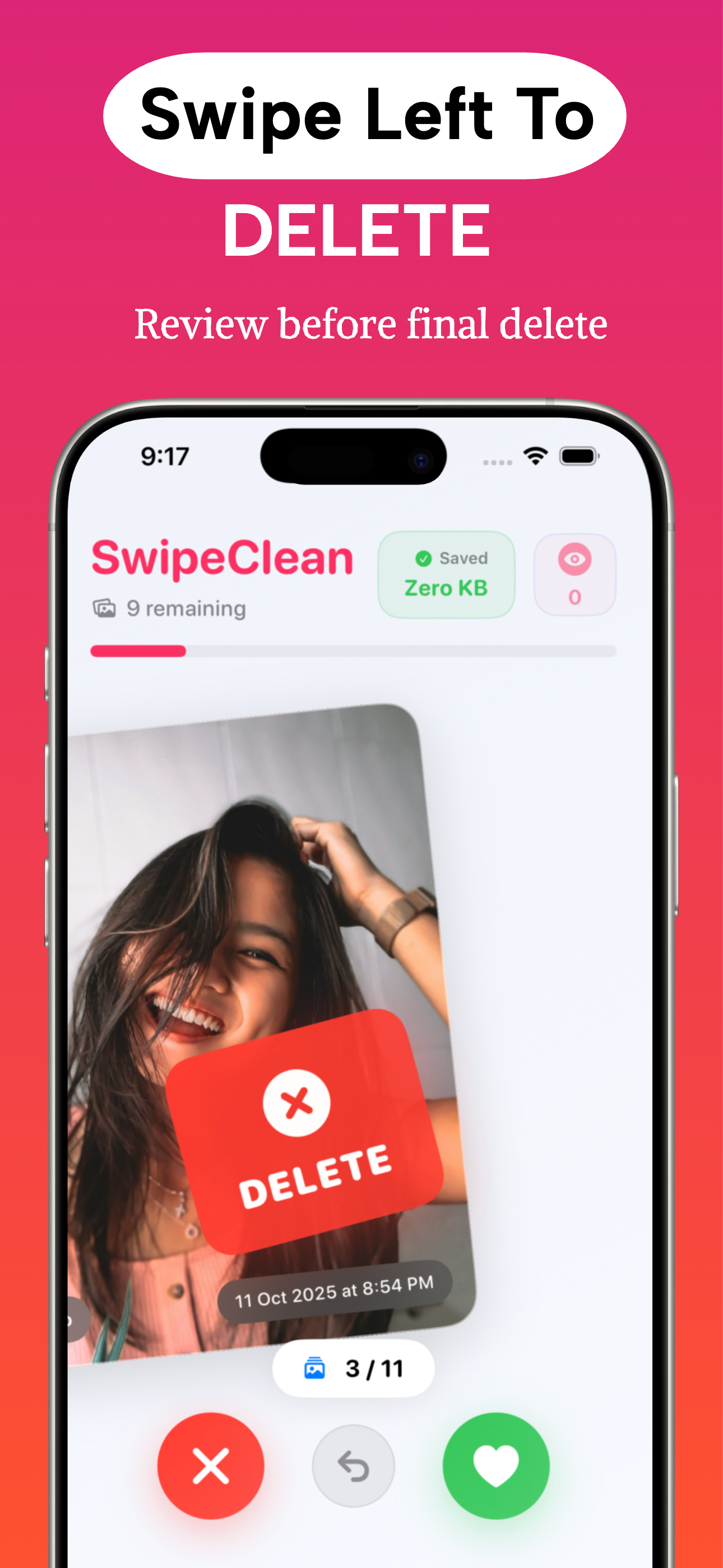 Fliqr - The Tinder for Your Camera Roll screenshot 3