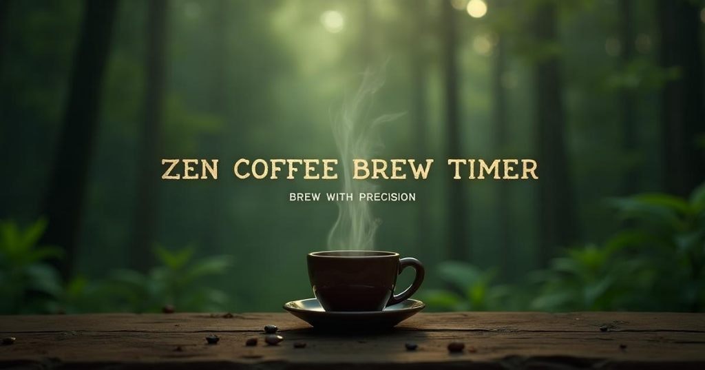 Zen Coffee Timer & Logbook screenshot 1
