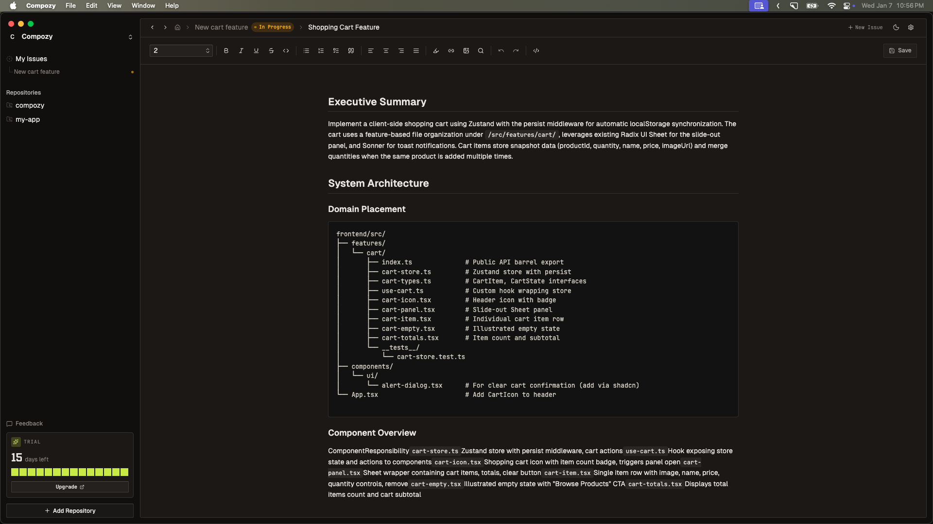 Compozy screenshot 6