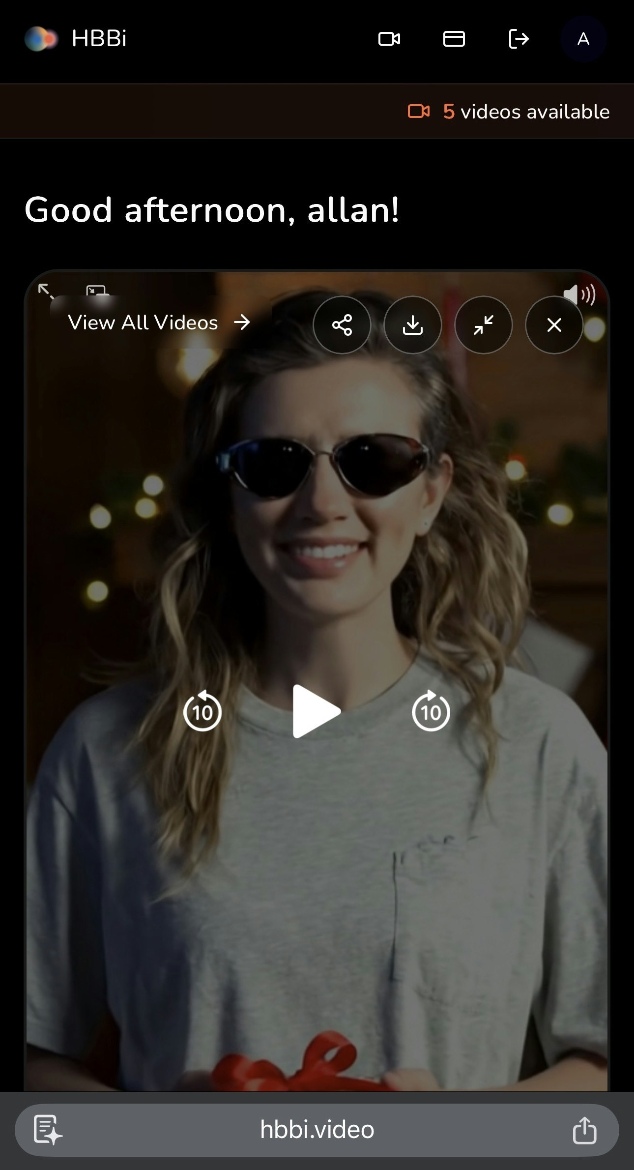HBBI.video Turn your message into video screenshot 2