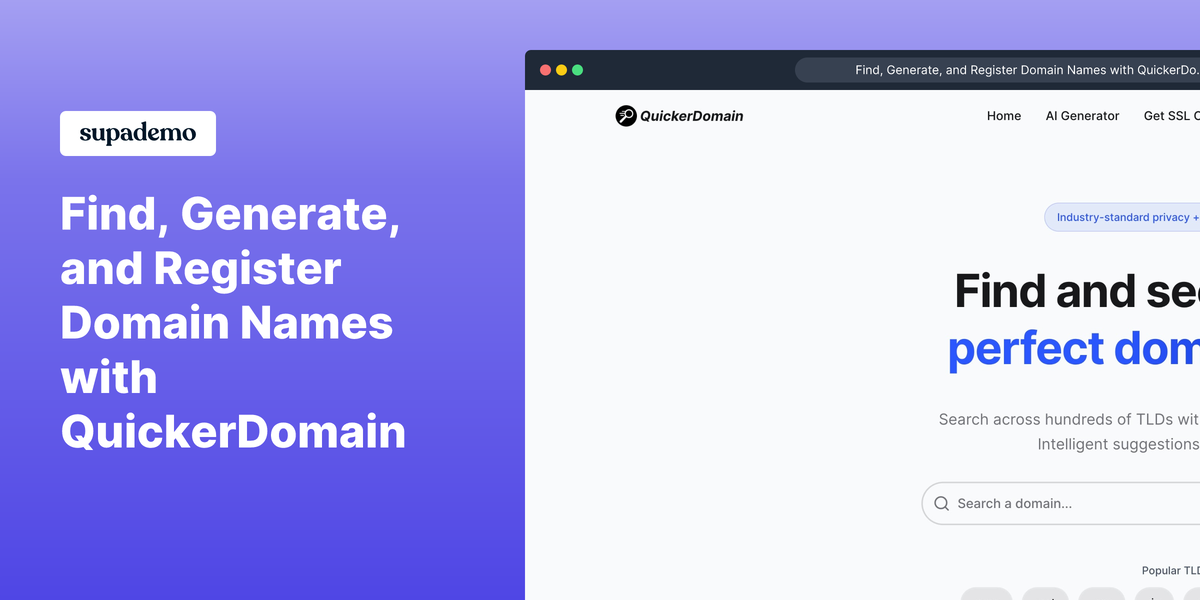 QuickerDomain screenshot 4