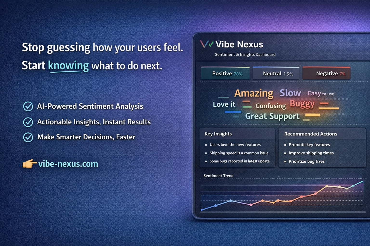 VibeNexus screenshot 1