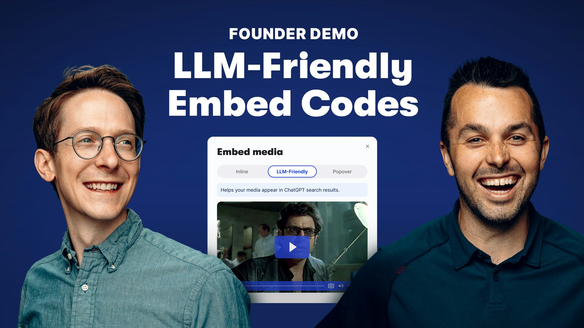 LLM-Friendly Embed Codes screenshot 1