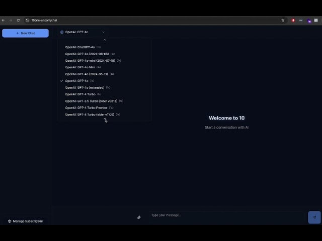 Multi-AI Chat Hub screenshot 1