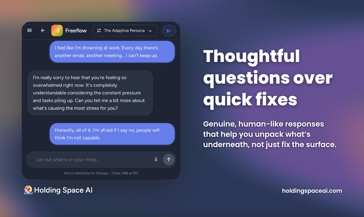 Holding Space AI screenshot 2