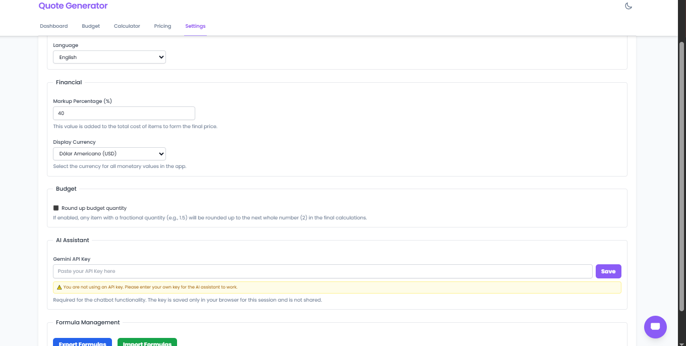 Budget APP screenshot 2