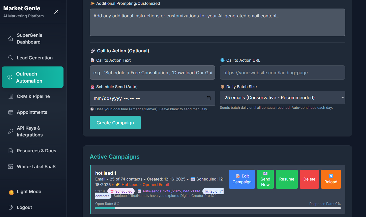 Market Genie: Your AI Marketing Co-Pilot screenshot 4
