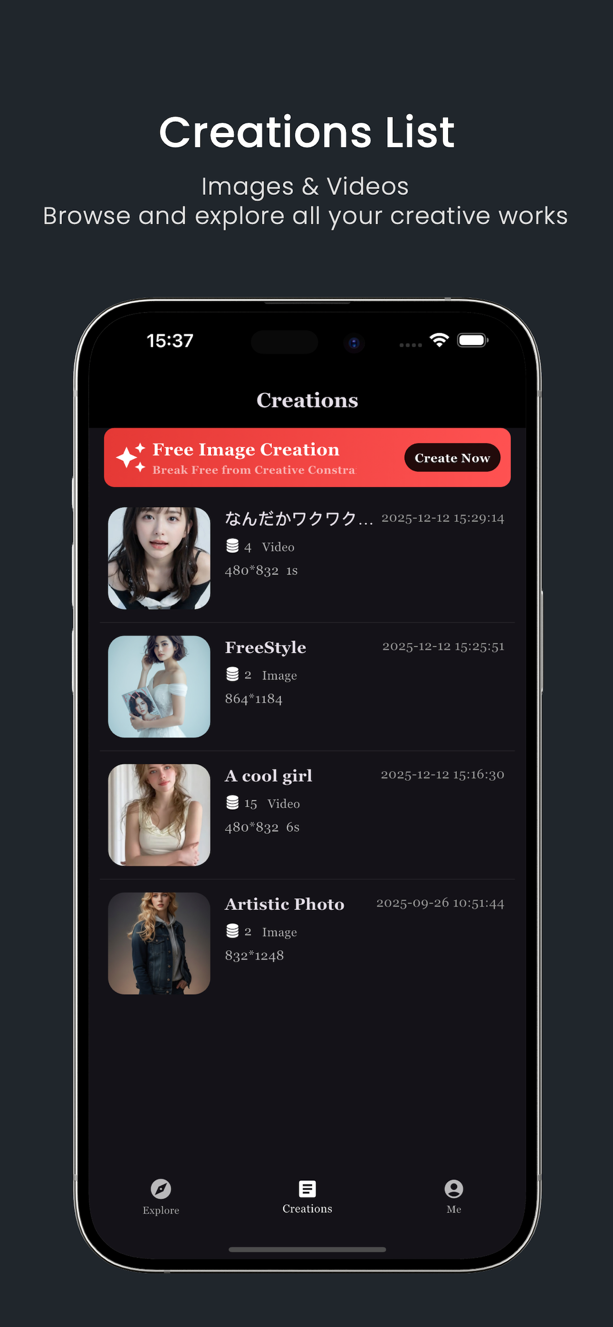 Vibe Imagine:AI Art Image to Video Maker screenshot 6