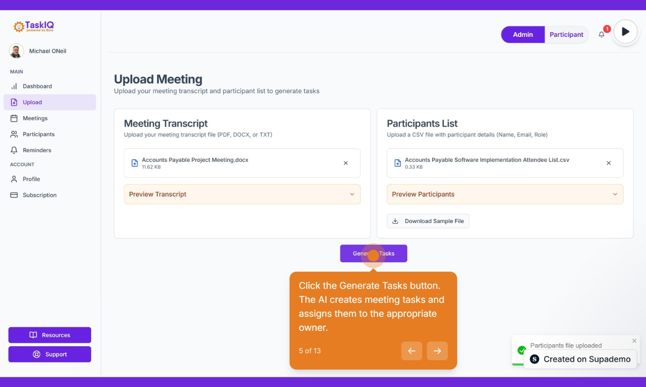 TaskIQ - Meeting tasks by email screenshot 5