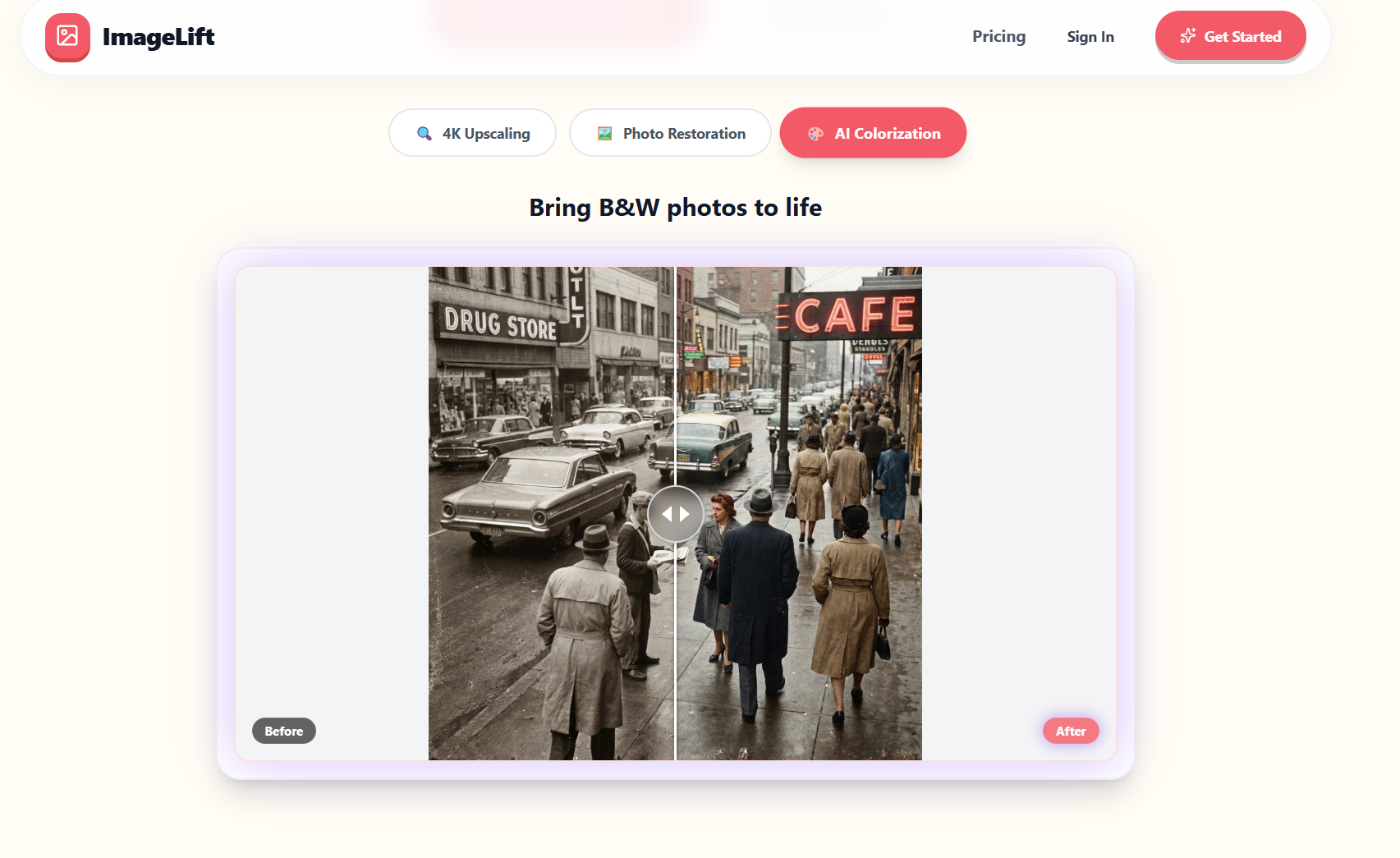 ImageLift.online screenshot 2