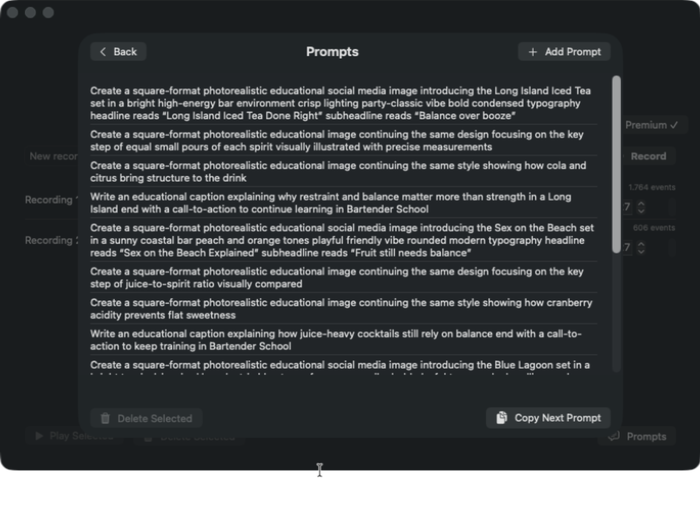 MacroLoop screenshot 2
