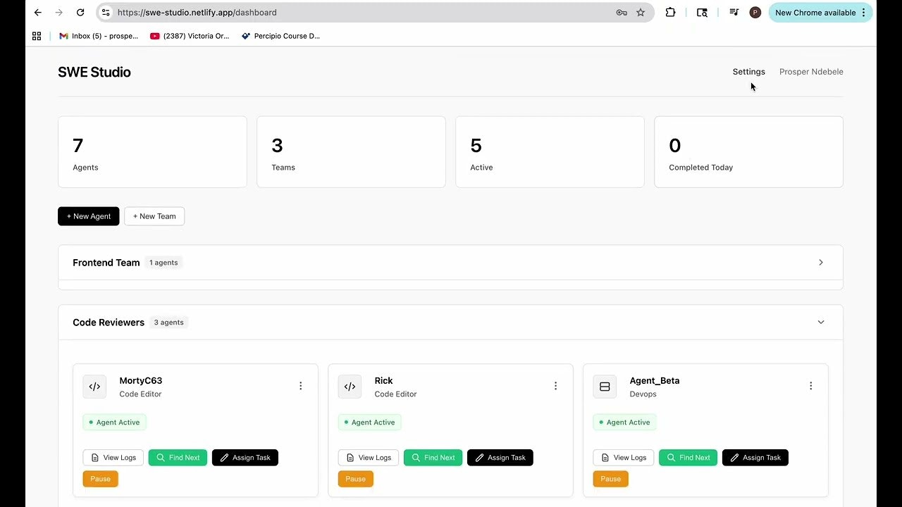 SWE studio screenshot 1
