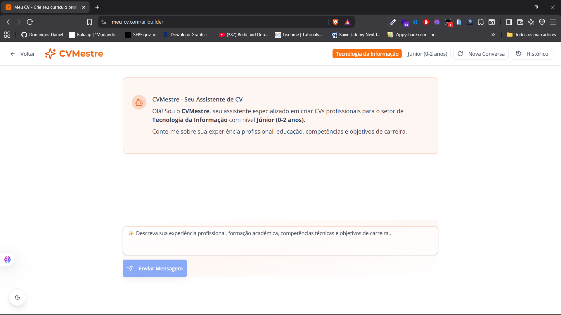 Meu CV screenshot 3