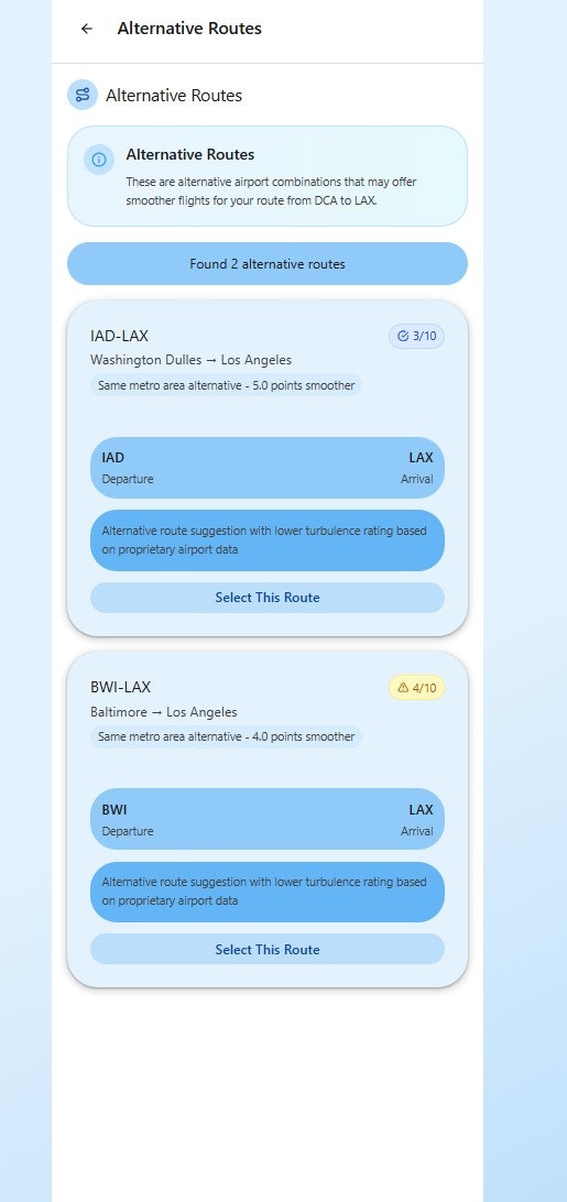 Smooth Flight App screenshot 5