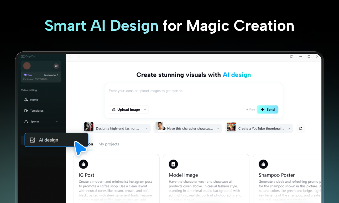 AI Design by CapCut screenshot 1