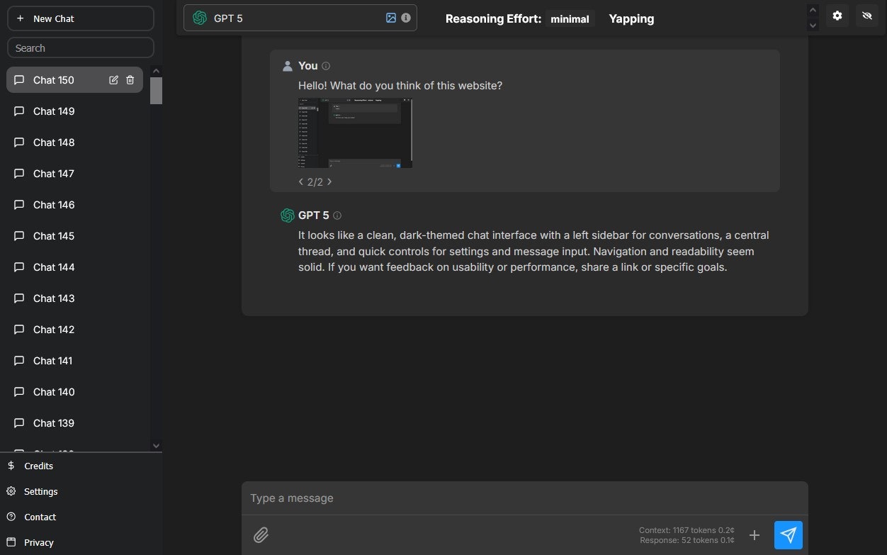 Branching Chat screenshot 1