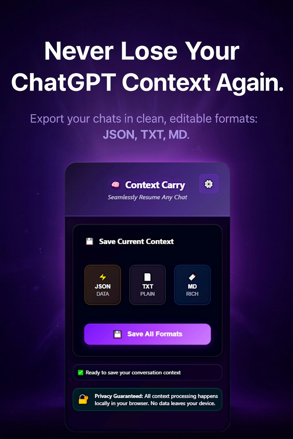 ContextCarry screenshot 1
