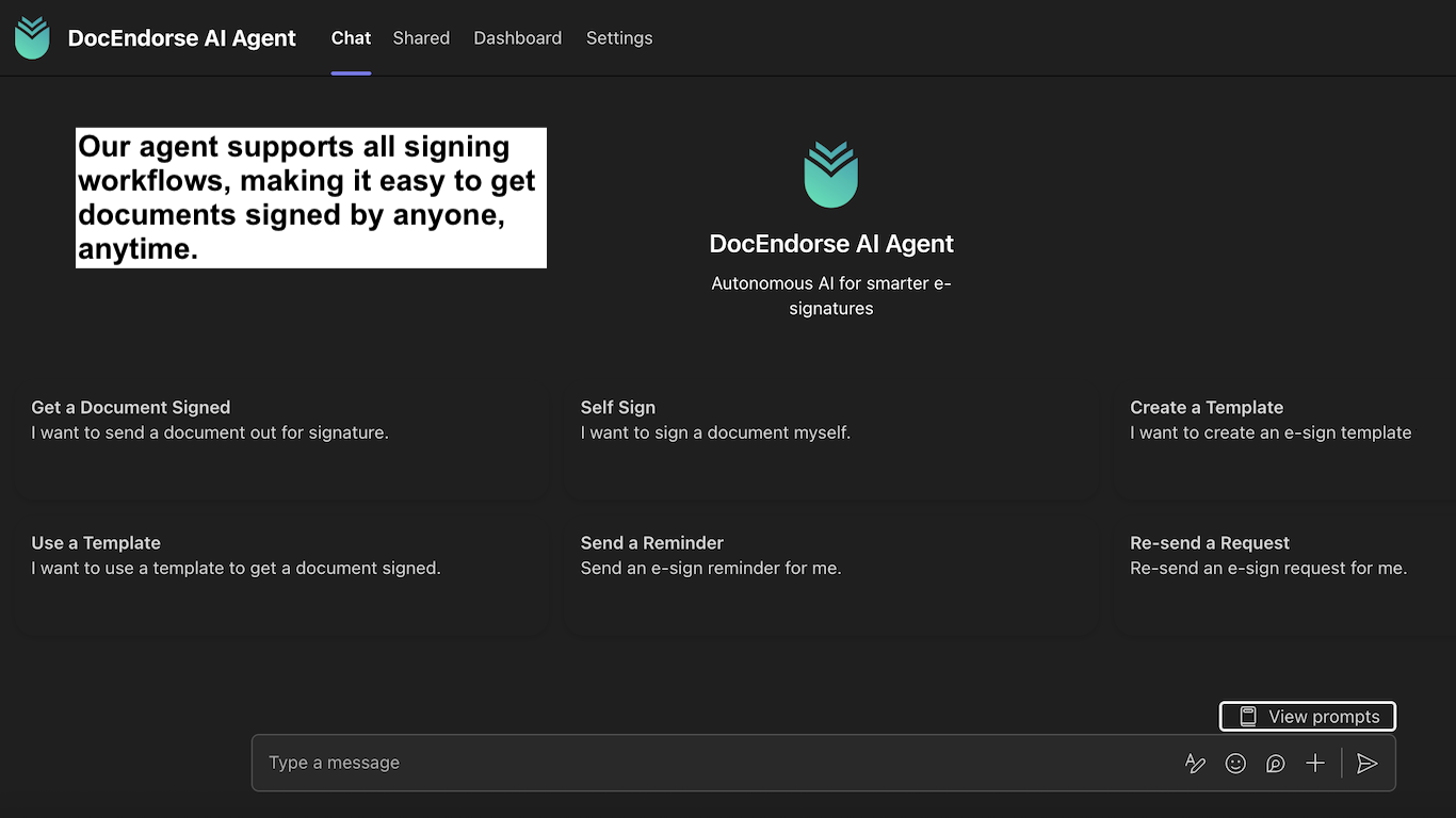 DocEndorse AI Agent for Microsoft Teams screenshot 1