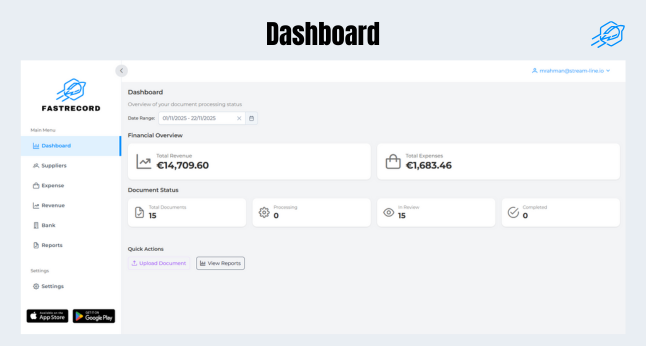 Fastrecord screenshot 2