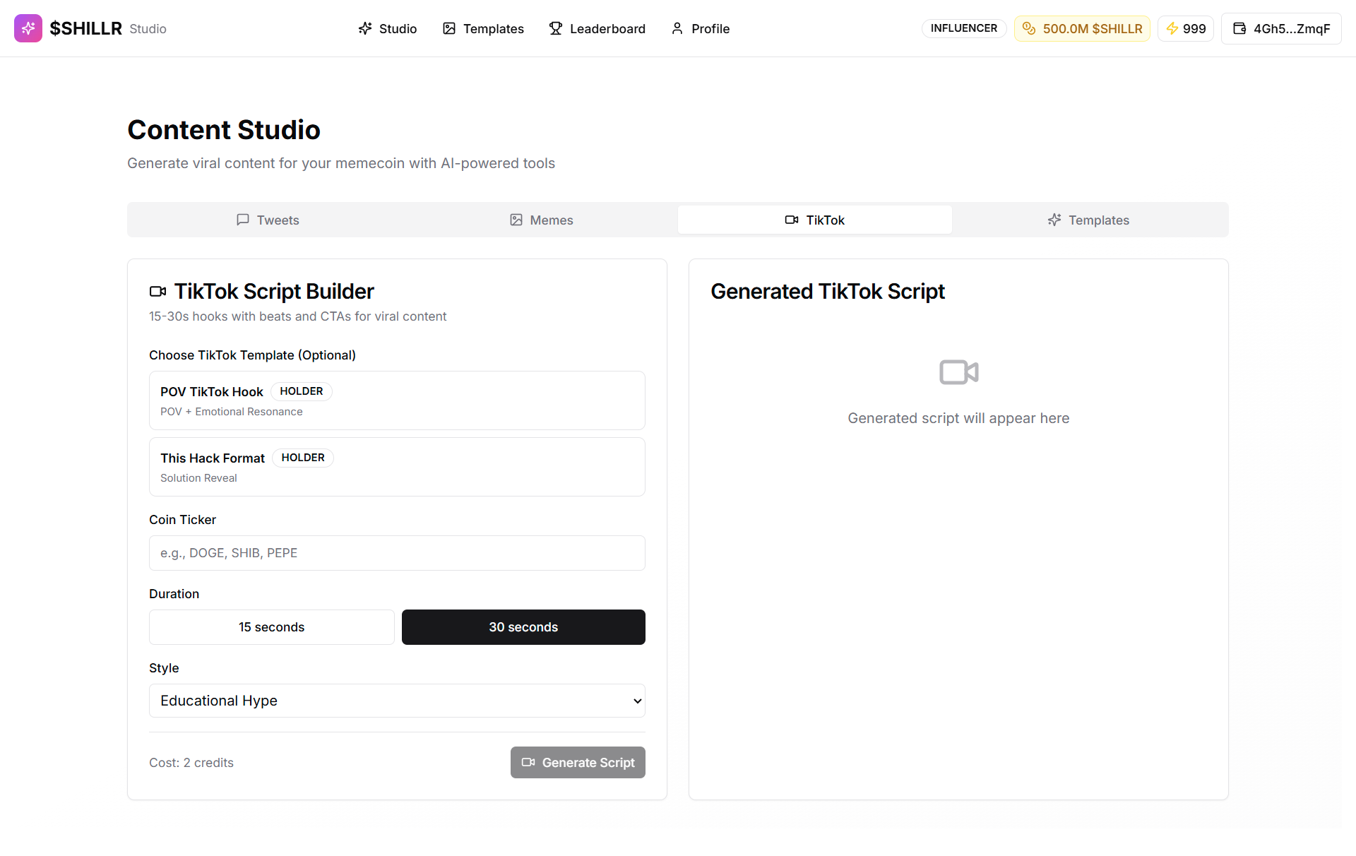 $SHILLR Studio screenshot 7