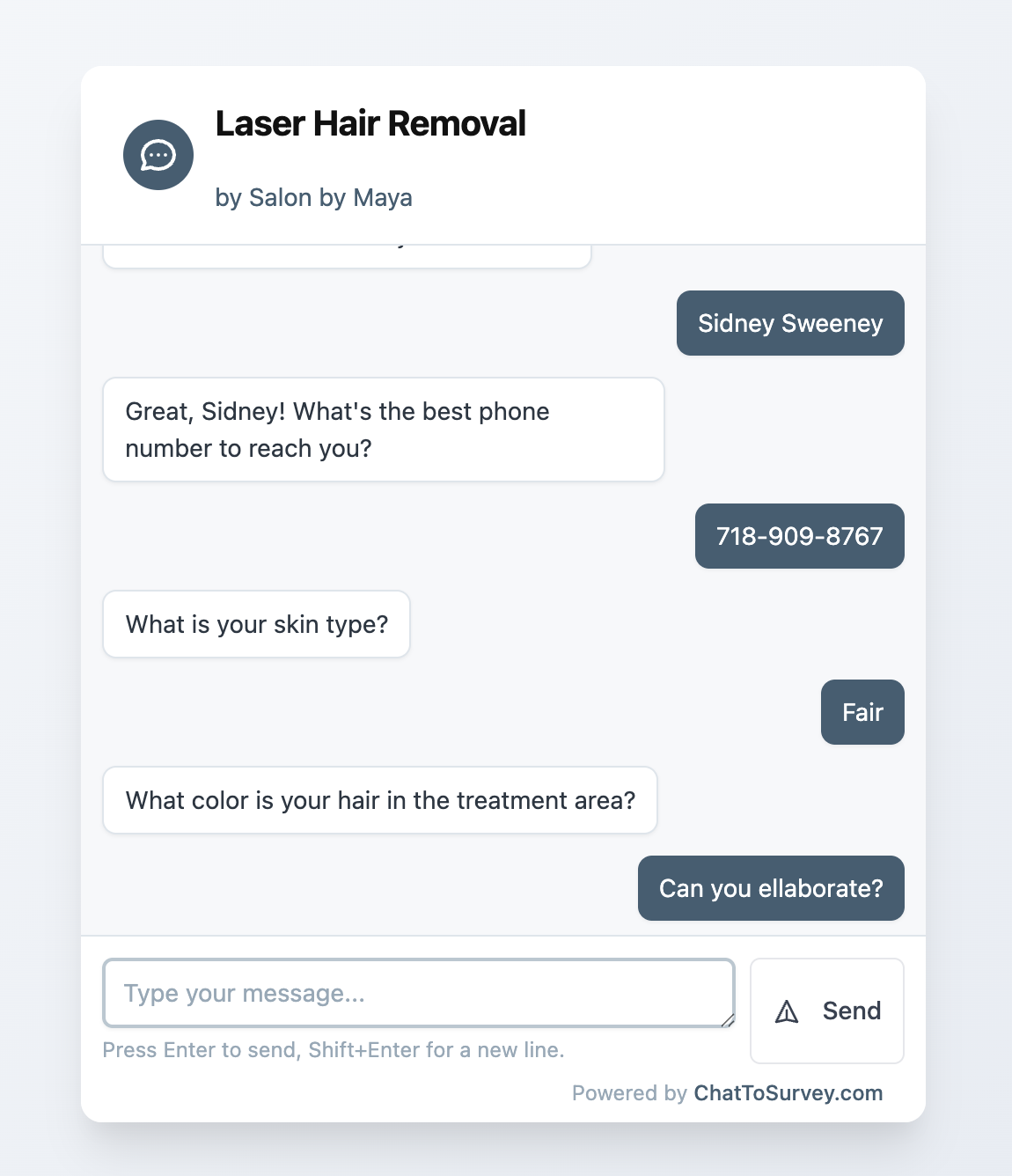Chat To Survey screenshot 2