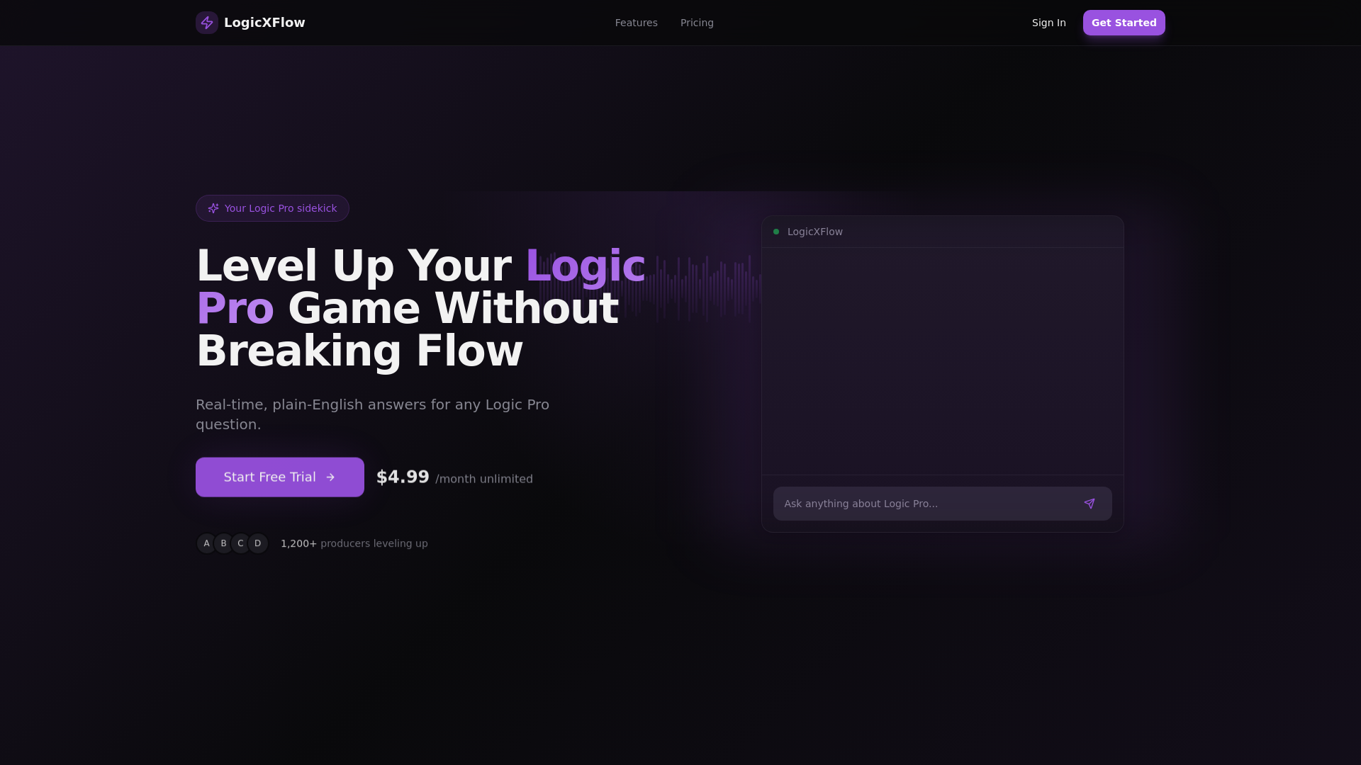 LogicXFlow screenshot 2