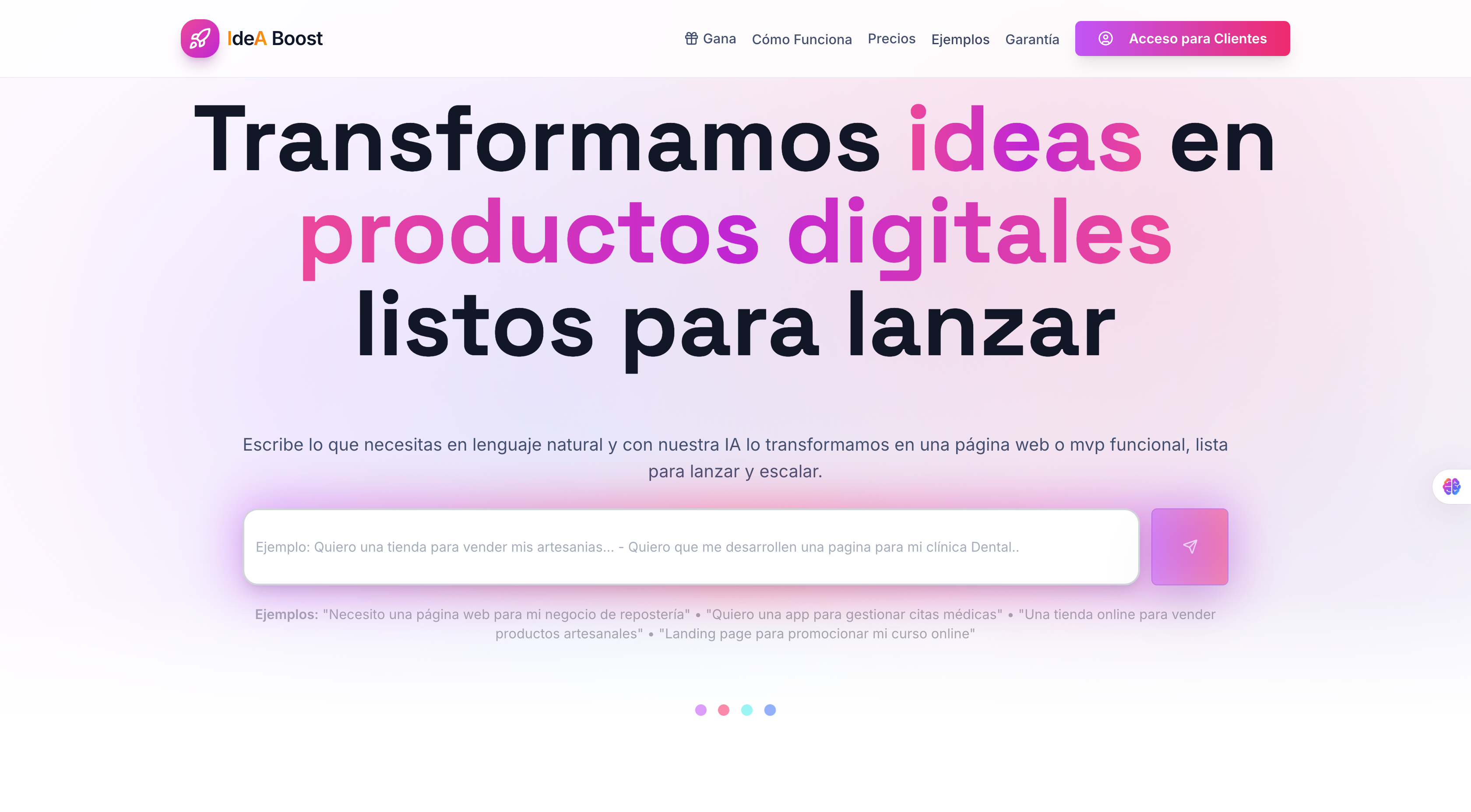 Idea → Website → MVP : Fast! screenshot 1