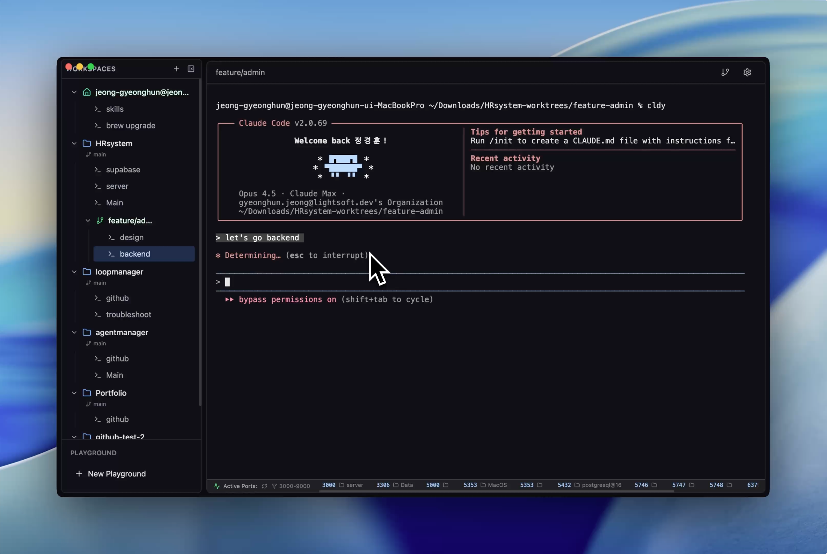 CLI Manager screenshot 2
