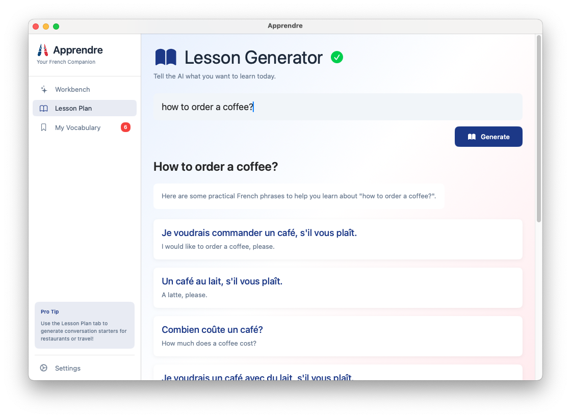 Apprendre - Master french, privately screenshot 7