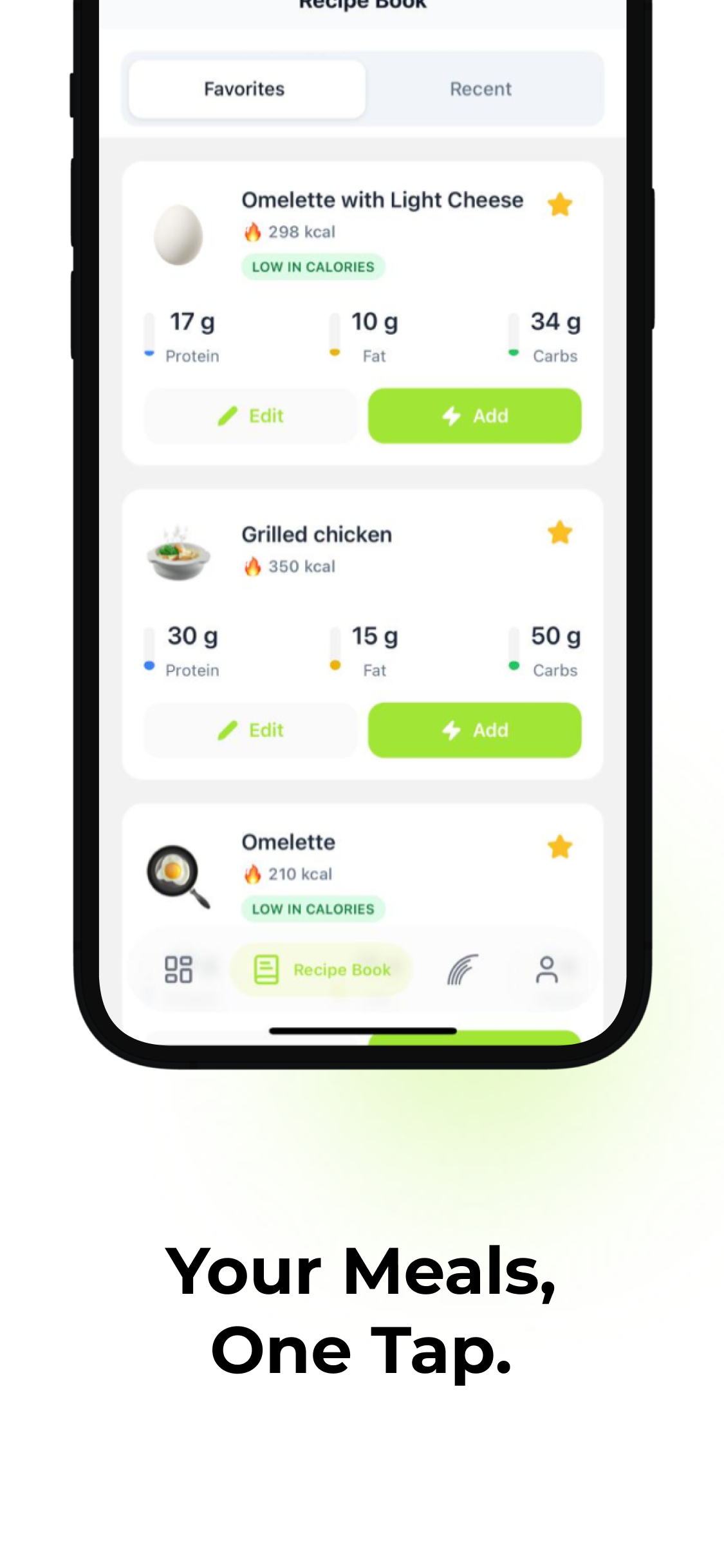 Foodiary: the no-BS calorie tracker screenshot 4