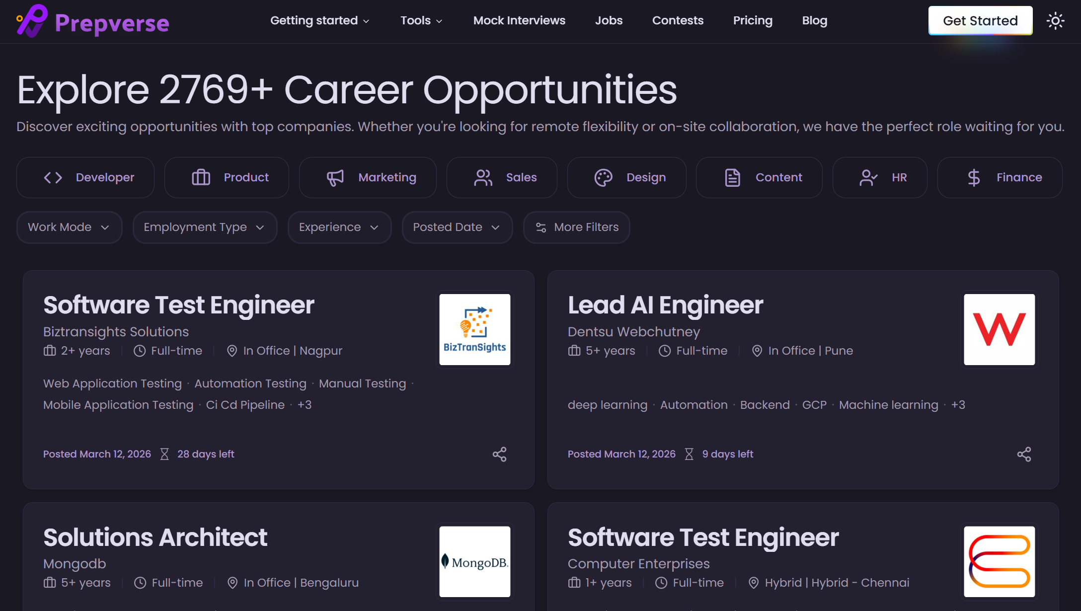 Personalized Job Search screenshot 1